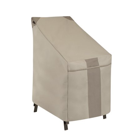 MODERN LEISURE Monterey Stackable Patio Chair Cover, 25.5 in. L x 35.5 in. W x 45 in. H, Beige 2900